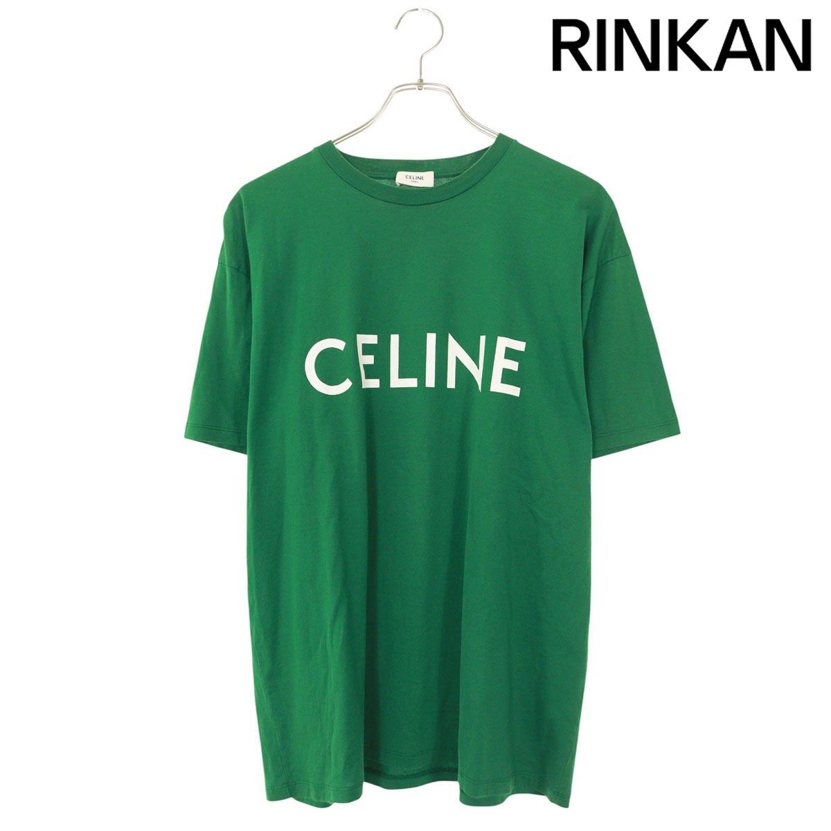 セリーヌ 2X681501F ロゴプリントルーズフィットTシャツ メンズ S  