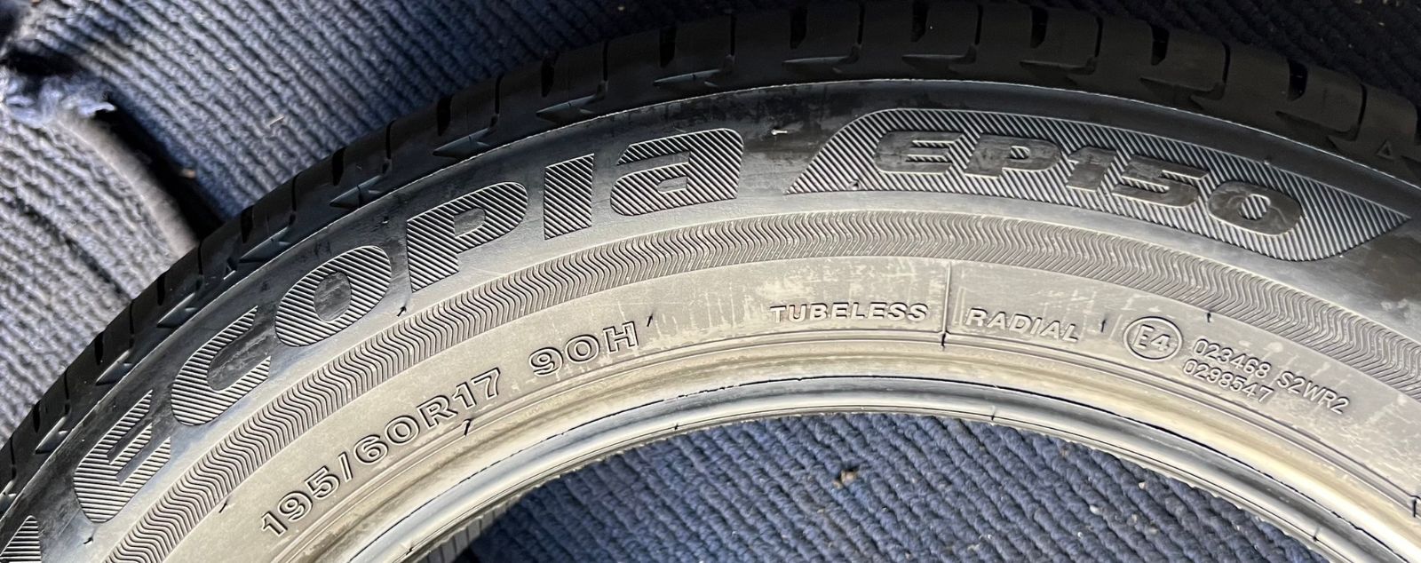 ☆送料無料☆【2022年 2023年製造】【溝6.5～8分山】BRIDGESTONE