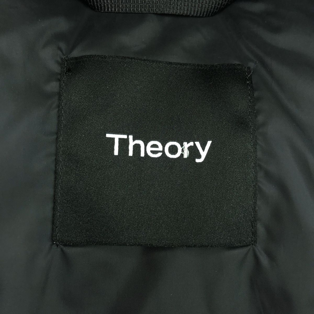 theory ブラック ダウンジャケット S theory セオリー 24AW Marquez Snap Puffer ダウンジャケット