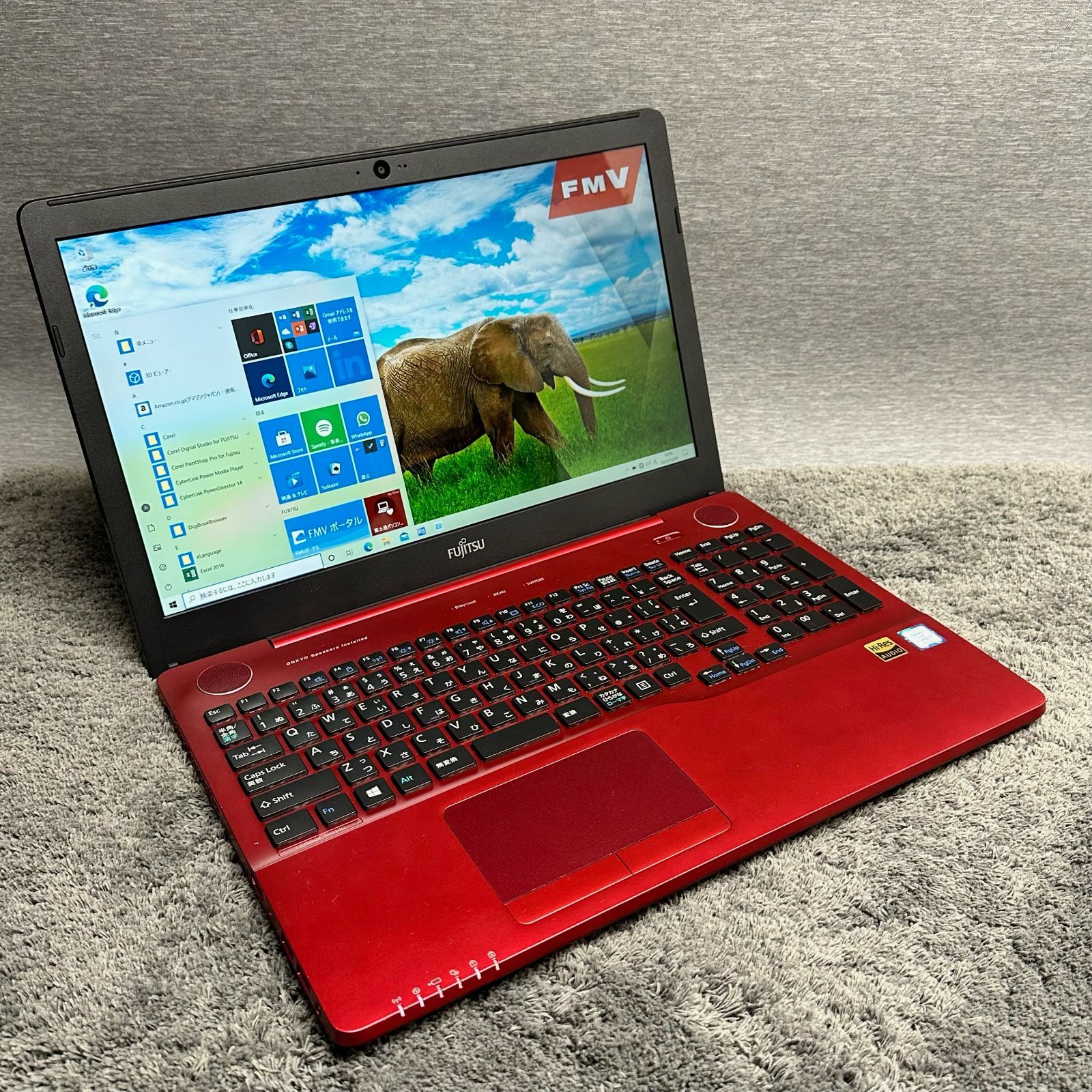 富士通 ノートパソコン Core i7 7700HQ メモリ8GB HDD1TB - ノートPC