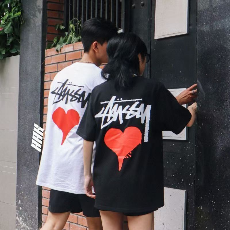☆人気☆【STUSSY】☆Stussy Stock Heart T-Shir.t Black