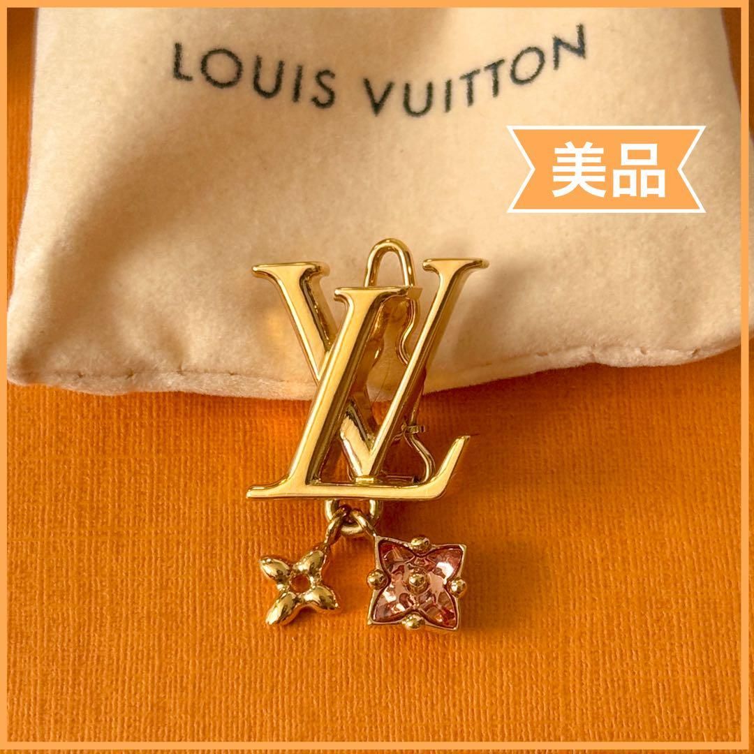 LOUIS VUITTON ルイヴィトン M02089 バレッタ ルルグラム PM GOLD ゴールド ヘアアクセ レディース