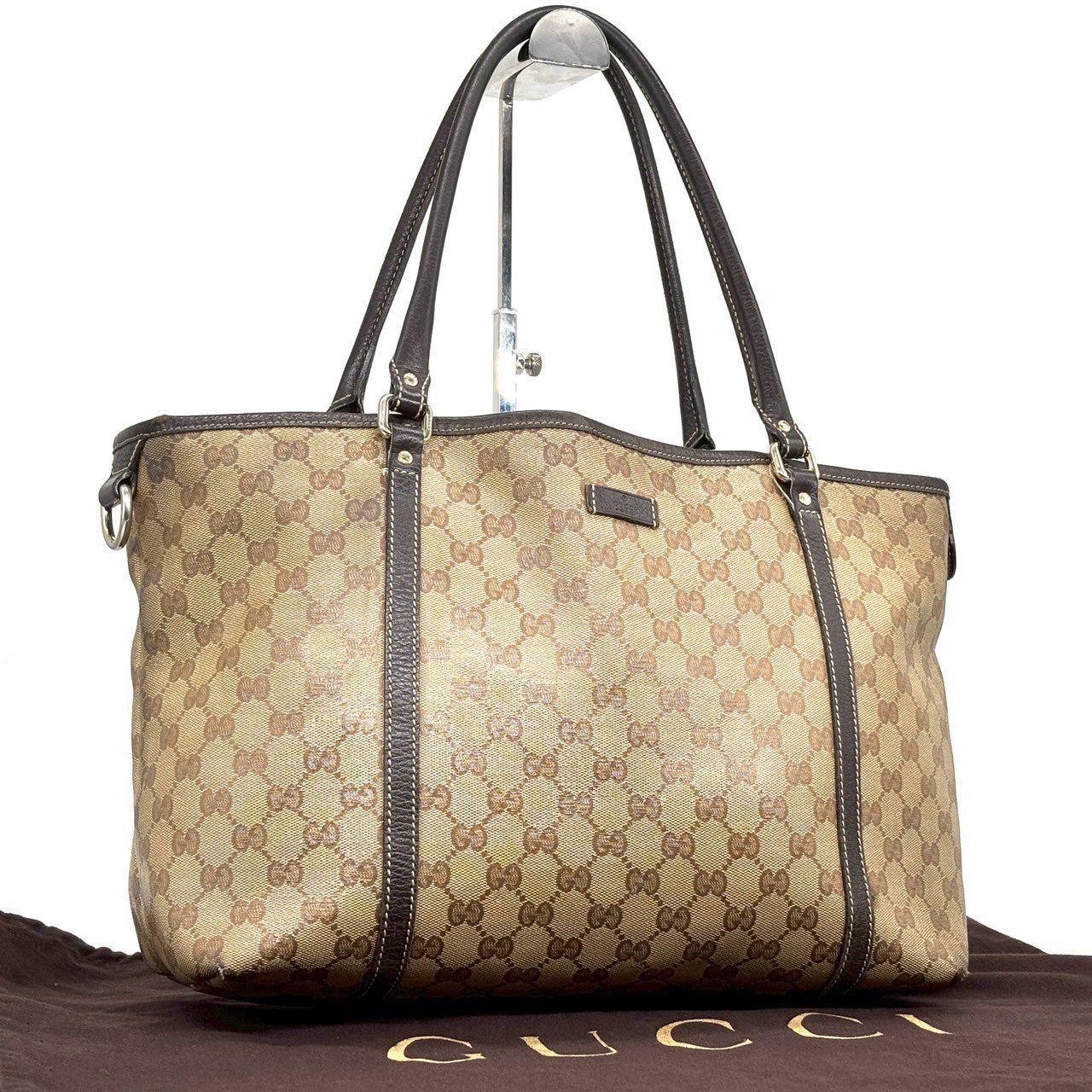 GUCCIトートバッグ  114288   本革 GGスプリーム 楽天市場】GUCCI(グッチ) GGスプリーム トート バッグ 114288