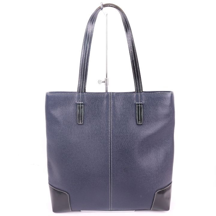 正規品 銀座和光 WAKO ハンドバッグ 紺 ネイビー WAKO 銀座和光 レザー