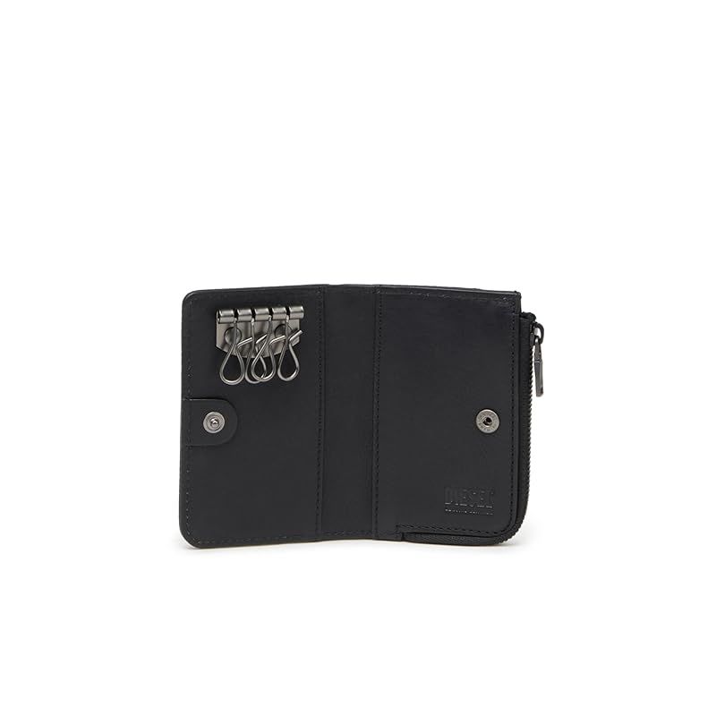 Diesel ディーゼル メンズ キーケース L-ZIP KEY X09016P0685 UNI ブラック×アイボリー H8278 TALLINNNEXPO_COM