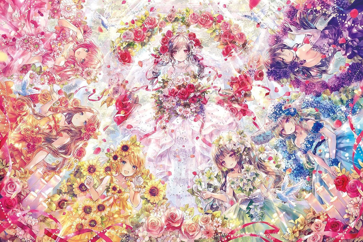 新品】1000ピース ジグソーパズル おにねこ ウェディングストーリー