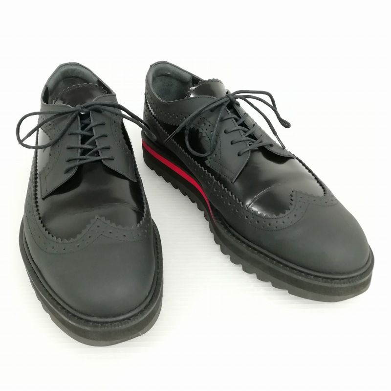 美品　THE ONITSUKA BROGUE 1181A391 ブローグ　黒 オニツカタイガー Onitsuka Tiger 1181A391 BROGUE ブローグ