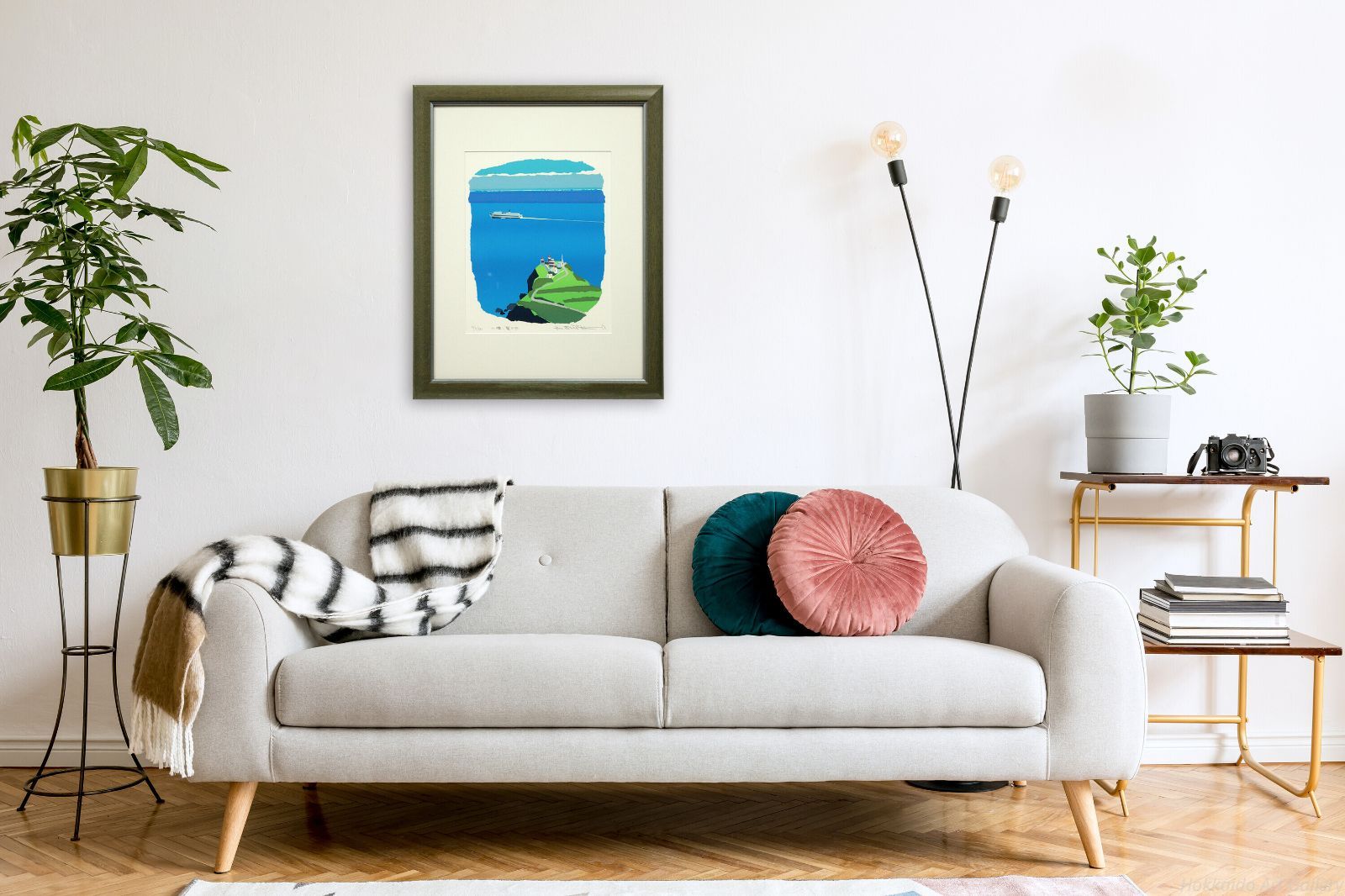 藤倉英幸 小樽 夏の日 シルクスクリーン 版画 絵画