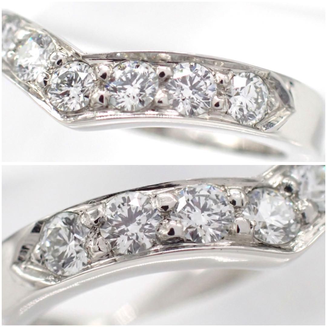 ティファニー 7号 Vバンド リング 指輪 7P ダイヤ Pt950 3942 ティファニー 7号 Vバンド リング 指輪 7P ダイヤ Pt950 3942 - メルカリ