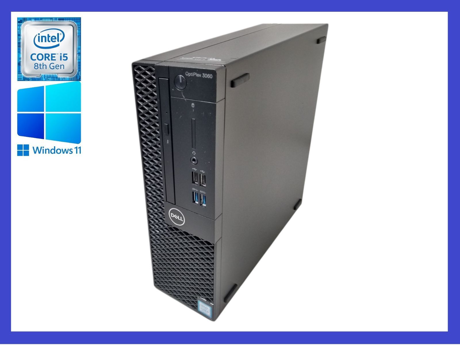 Dell OptiPlex 3060 高性能CPU i5-8400(第8世代) SSD 256GB， HDD500GB/メモリ8GB/Windows11 Pro デスクトップPC すぐに使えます！