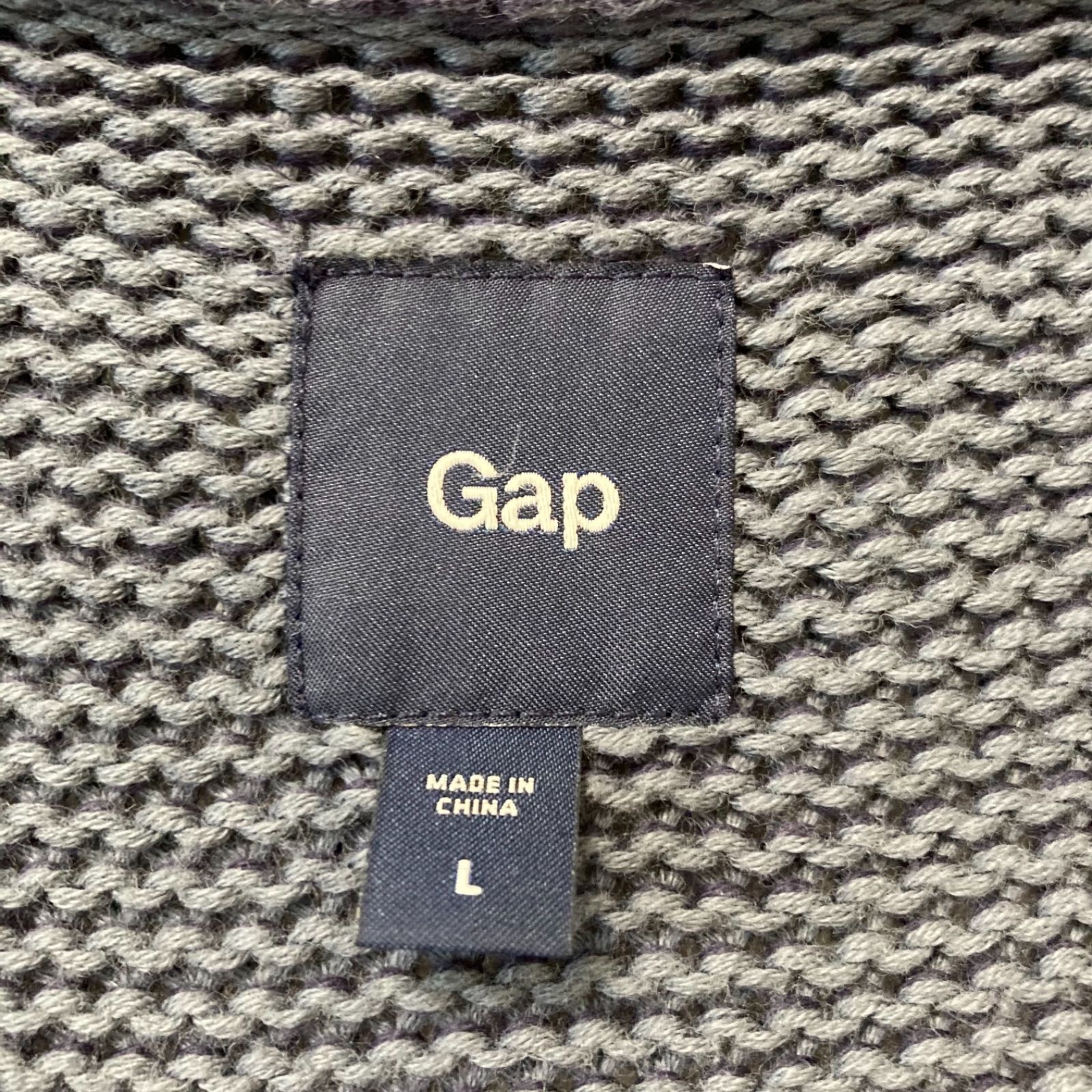 w^)b GAP ギャップ ショールカラー ニット カーディガン 羽織り フル 