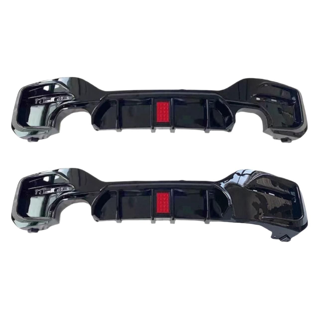 BMW 1シリーズ F20 15-20年式 リアディフューザー LED付き 四出 双出 単出選択可 ABS素材 FFCRYSTALESIA_COM