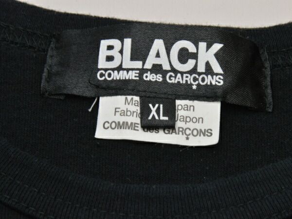 コムデギャルソン BLACK COMME des GARCONS Tシャツ/カットソー ハート XLサイズ ブラック レディース j_p F-S4485