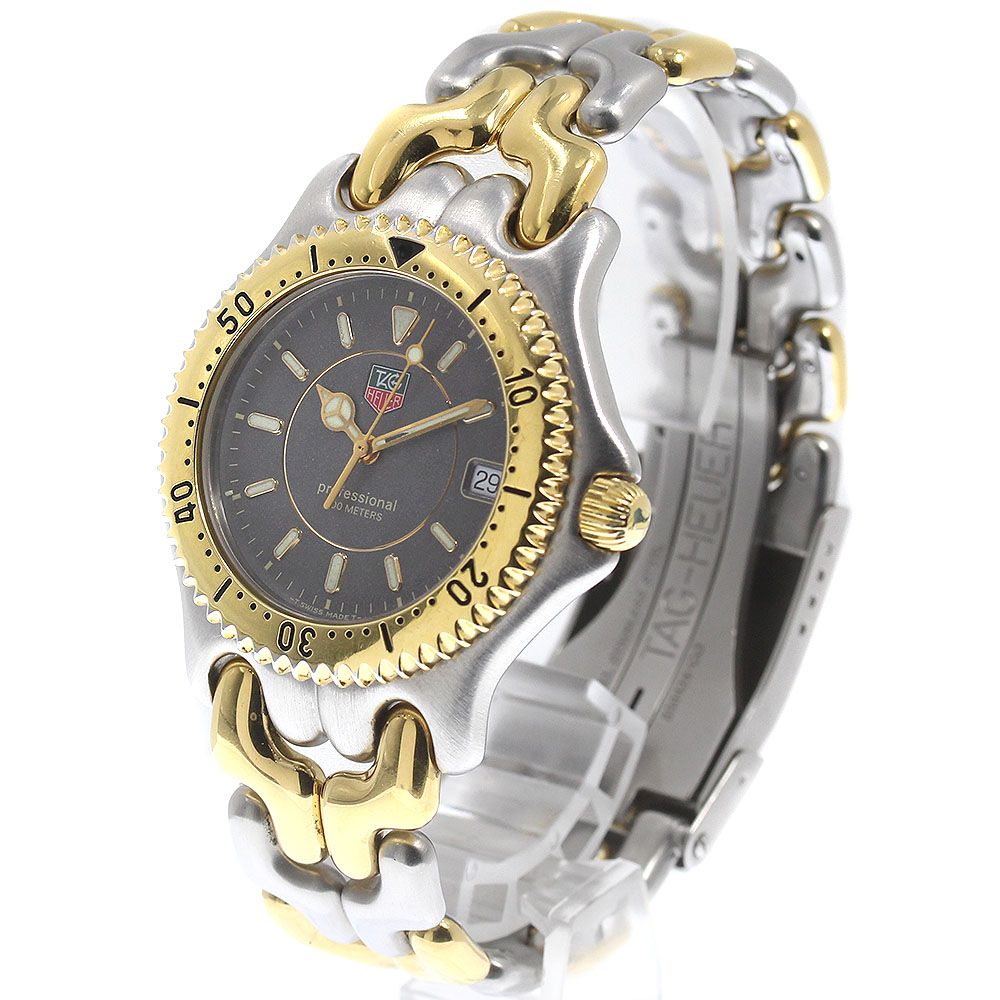 20mmOH歴タグホイヤー セル デイト WG1120-0 クォーツ メンズ - 腕時計(アナログ)