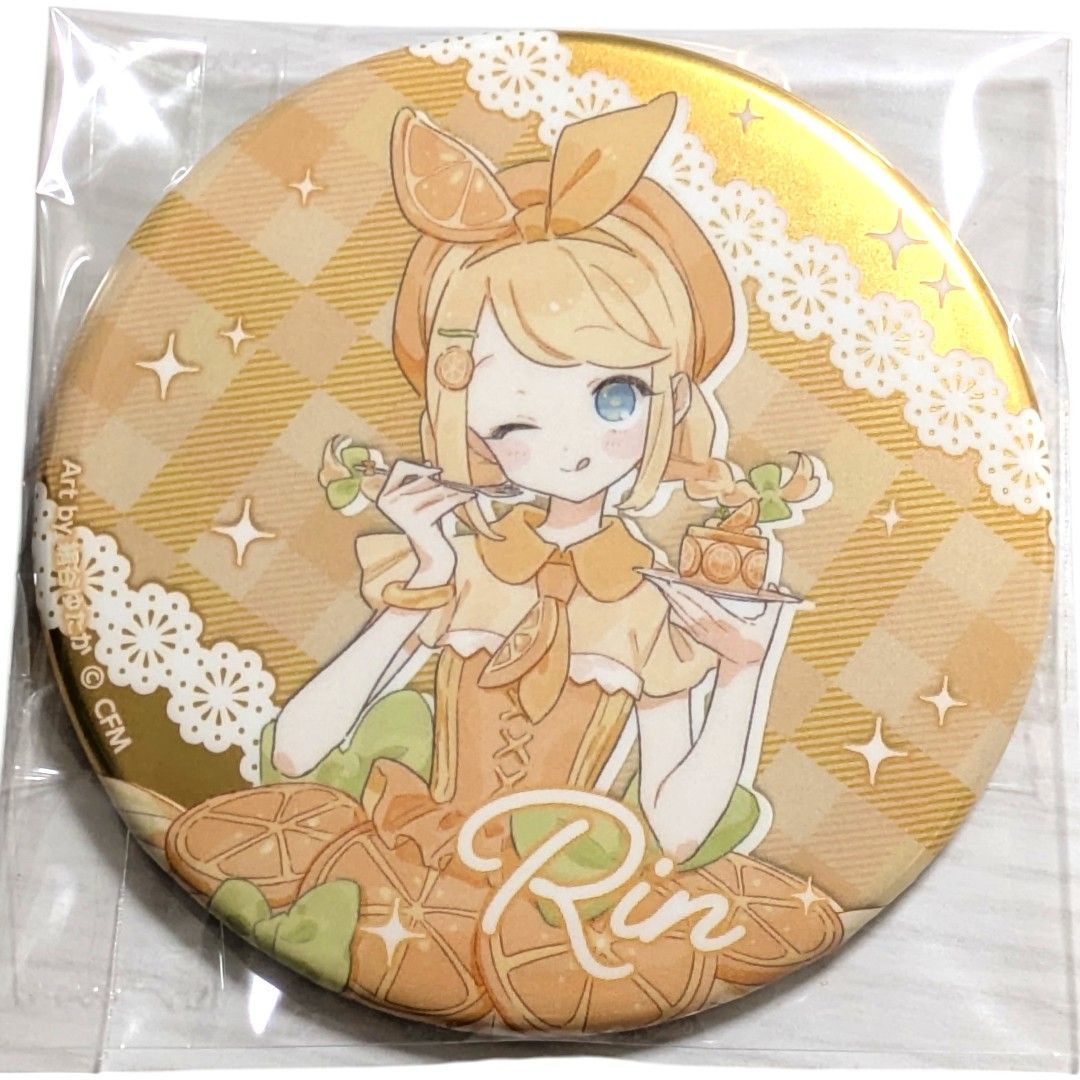鏡音リン 39Culture スイーツ 缶バッジ 24点セット 新品未使用