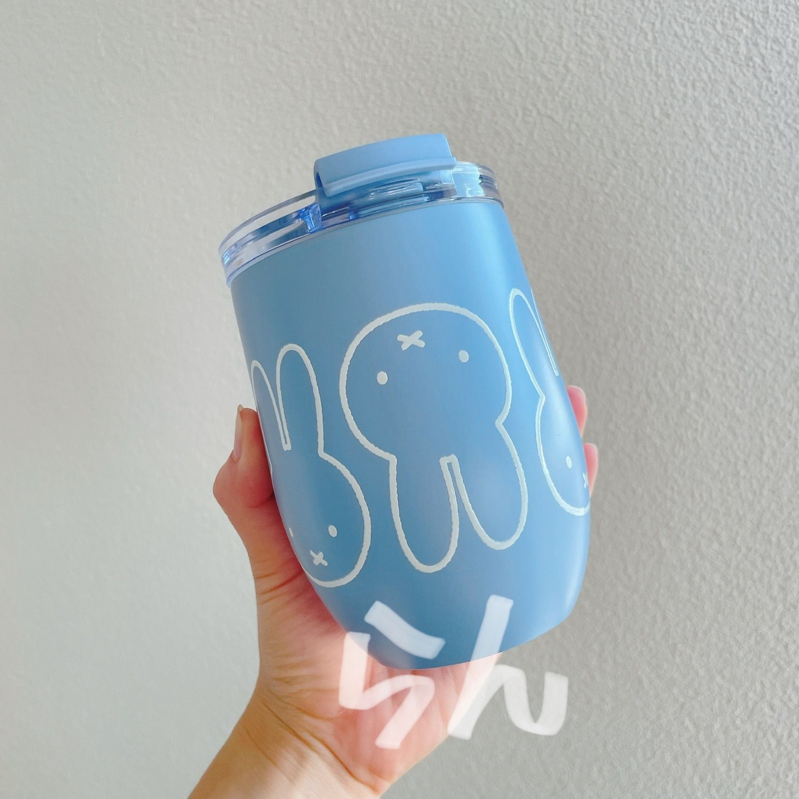 Mifffy【日本未販売】コーヒー保温タンブラー水色 450ml nijntje