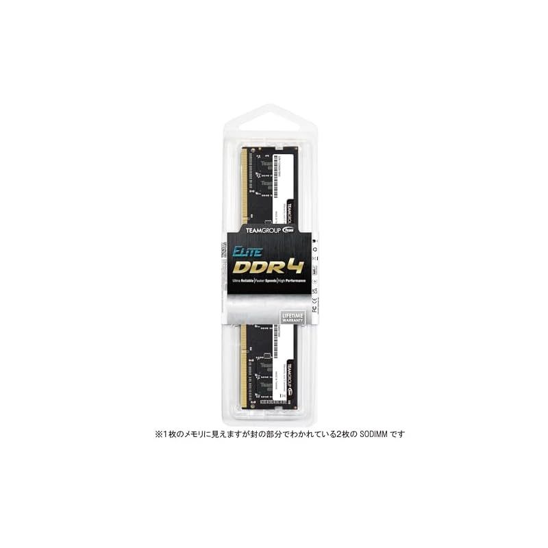 来店をご期待! Team ノートPC用メモリ SO-DIMM DDR4 3200MHz PC4-25600 32GB 16GBx2枚 日本 無期限正規 TED432G3200C22DC-S01