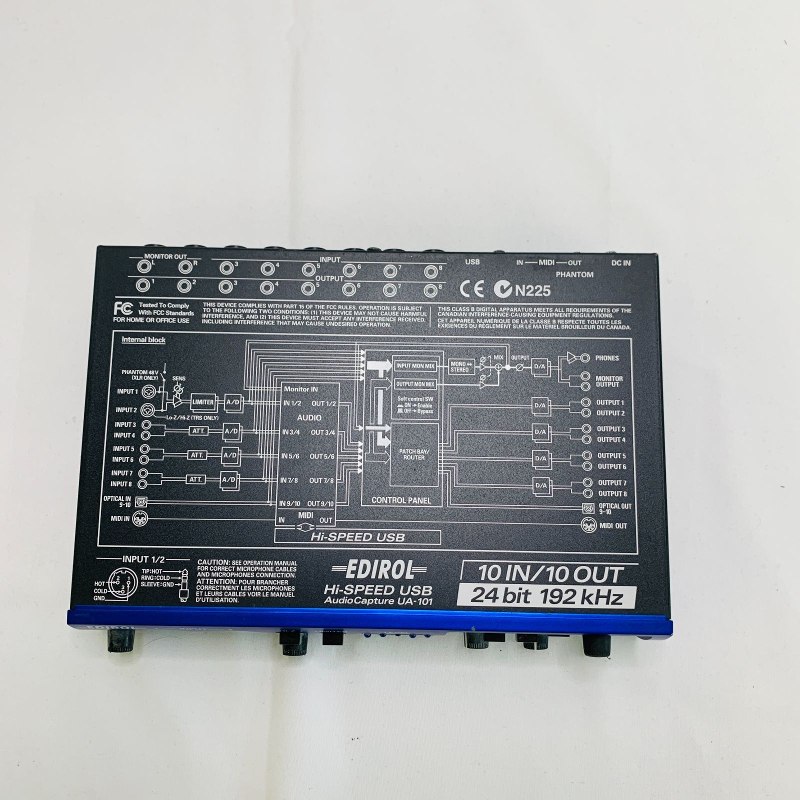 UA-101 オーディオ インターフェース