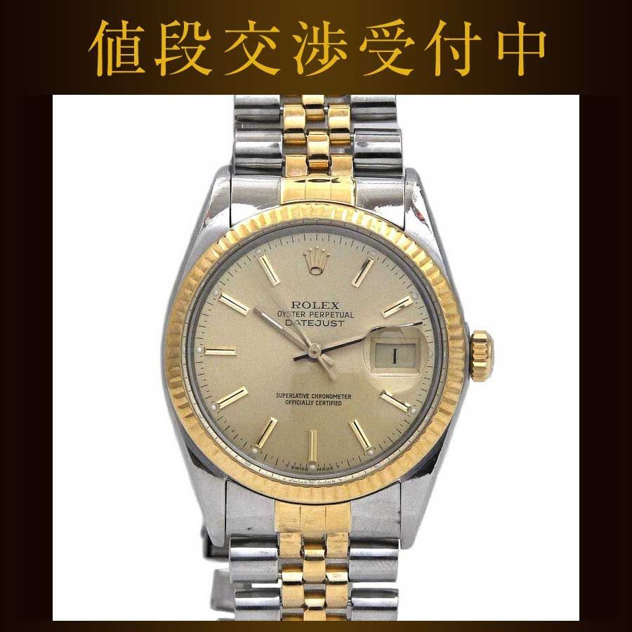 ロレックス 腕時計 デイトジャスト シルバー ゴールド 16013