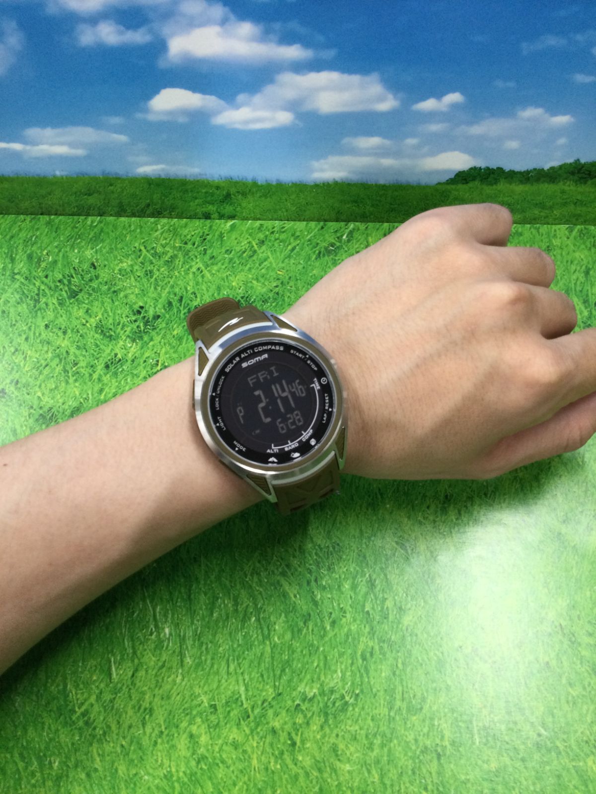 SEIKO SOMA ソーマ NS24701 SOLAR ALTI COMPASS - メルカリ