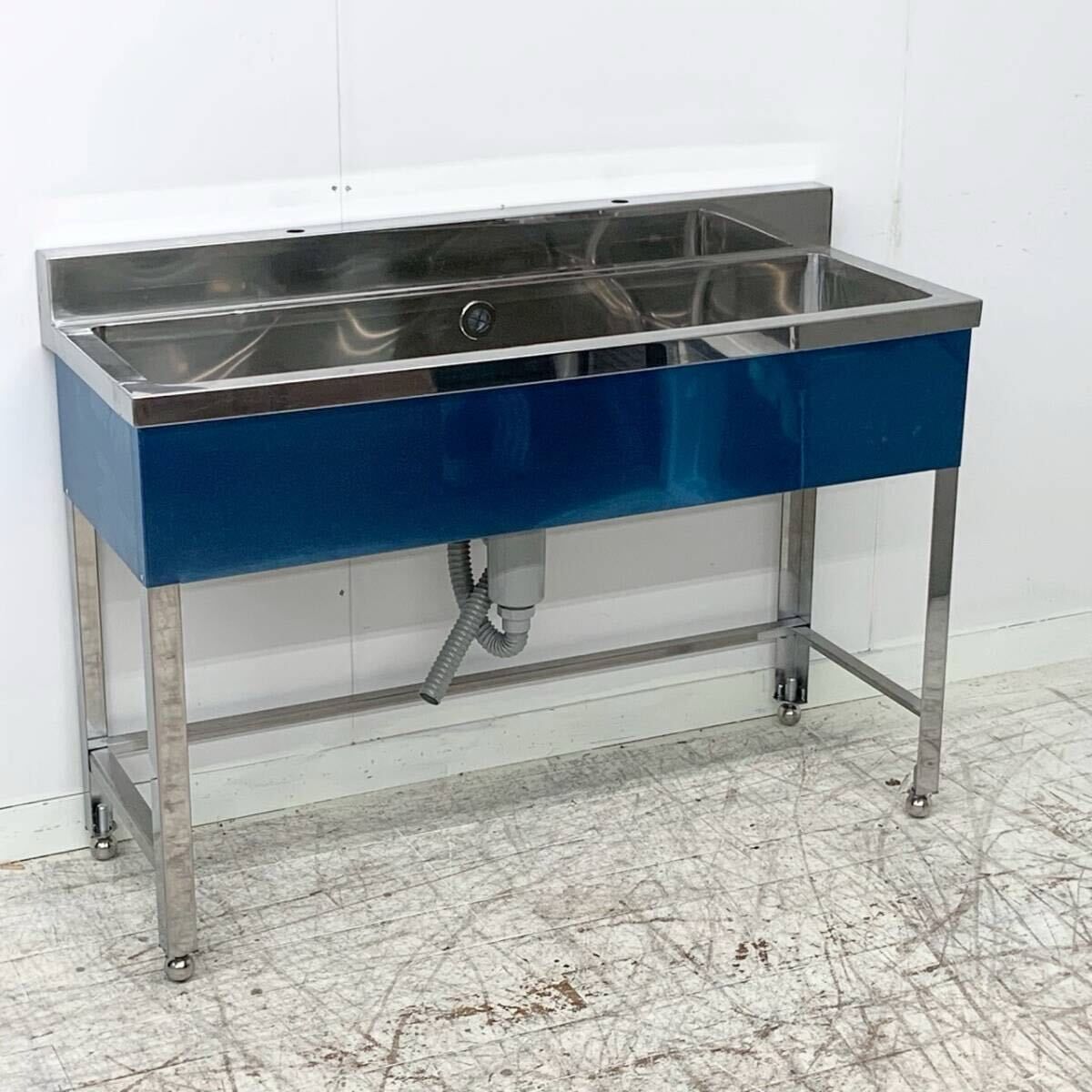 ■クラフトワーク ステンレス(SUS304)一槽シンク 1S-096 5-20-4 W900×D600×H850[送料別途見積り][法人・事業所限定][直送][店頭受取不可] クラフトワーク ステンレス(SUS304)一槽シンク 1S-126 5-20-6 W1200