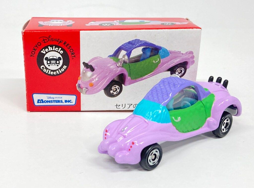 トミカ　ディズニー　モンスターズ・インク　セリアのクーペ　希少　美品　廃盤 トミカ ディズニー モンスターズ・インク セリアのクーペ 希少