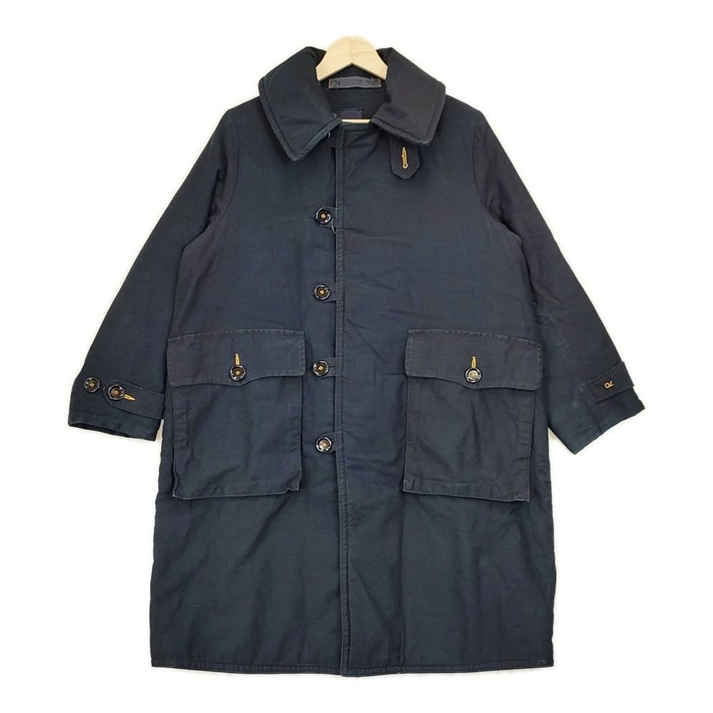 45R|45rpm 麦サテンのイヌイットコート インディゴ 定価97900円 5122008 サイズ2 中綿 コート ネイビー レディース フォーティーファイブアールピーエム 5-1012A◆