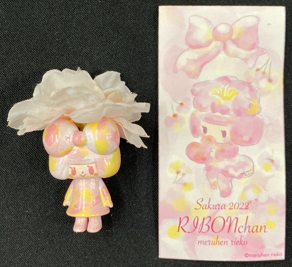 リーナベルコスチューム Sサイズ用 紫お花のブラックコス 1346 着せ