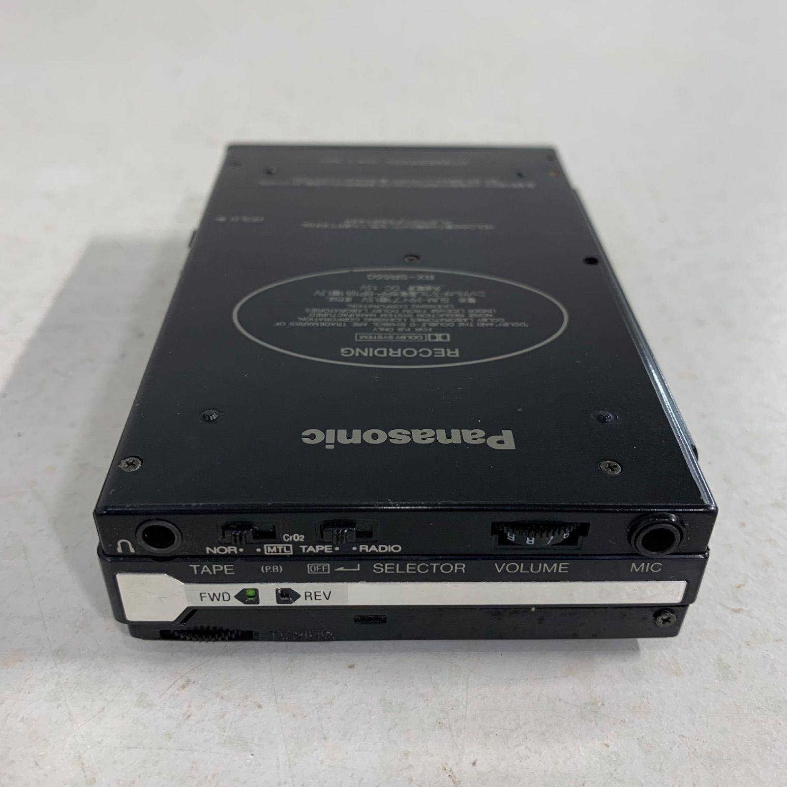 オーディオ機器 Panasonic RX-SR550 JUMP ポータブルカセット