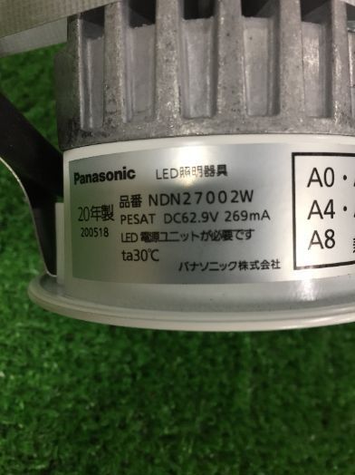 ♯□ Panasonic パナソニック ダウンライト 20年製 NDN27002W LED 広角