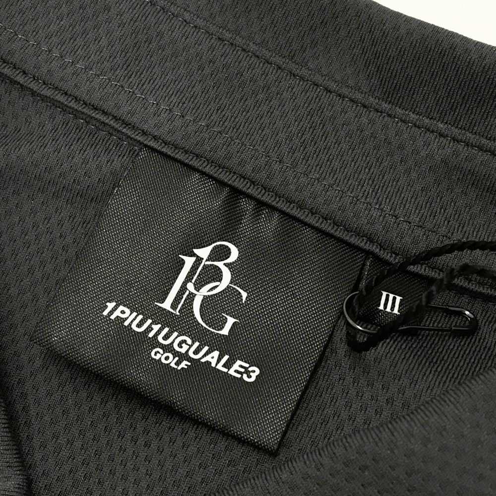 30日間返品交換可能！ サイズ 3 1PIU1UGUALE3 GOLF GDT002 半袖ポロシャツ デル ピエロ グレー系 240101531410 ゴルフウェア メンズ ストスト