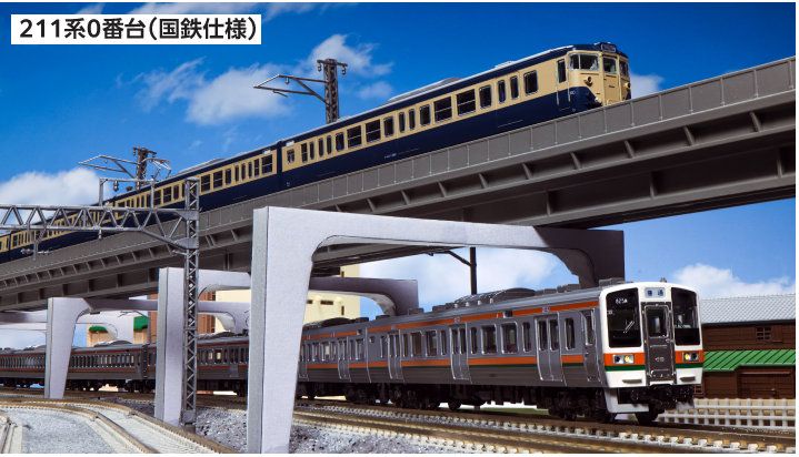KATO 10-1848 211系0番台 10両セット KATO [10-1848] 211系0番台 10両セット (Nゲージ 動力車あり) – 天賞堂