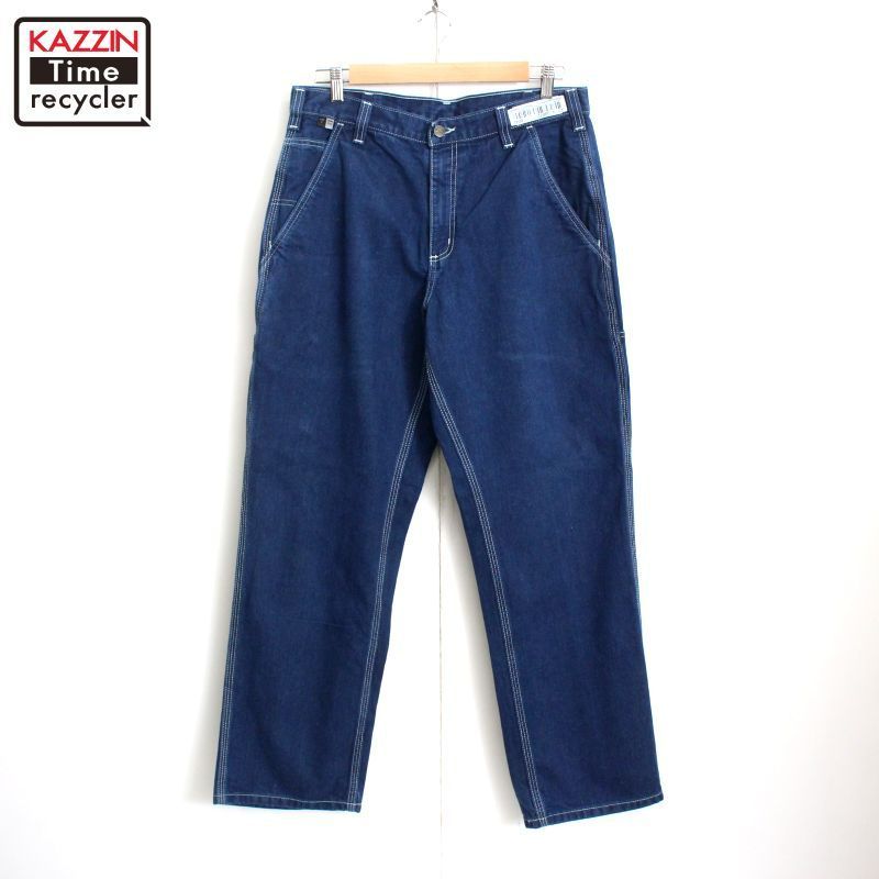 00s Carhartt FR 難燃 デニム ペインターパンツ メンズ Lサイズ相当