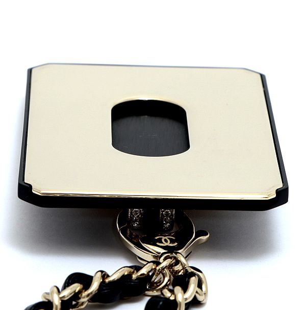 シャネル CHANEL キラキラココマーク ネックス カードケース パスケース チェーンショルダー 黒 B21A  62243ファッション小物