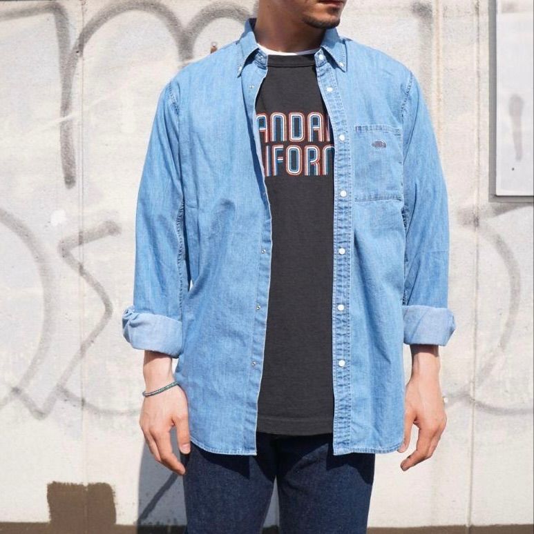 THE NORTH FACE / パープルレーベル Light denim shirt - メルカリ