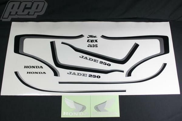 JADE250 CBX ２型 赤白タイプラインステッカー