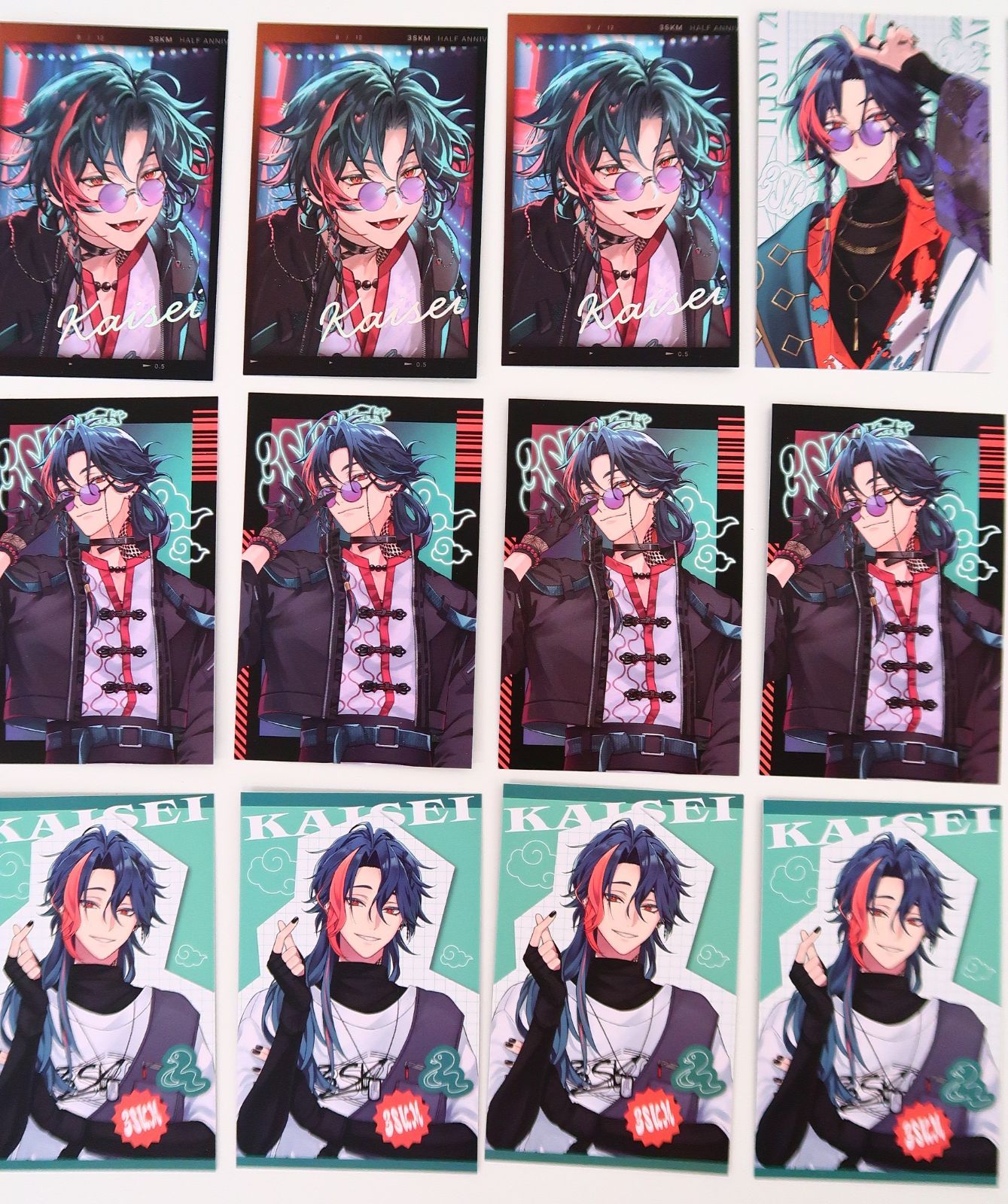 にじさんじ ハフアニ 3SKM 魁星 フォト風カード 80枚 3SKM Half Anniversary】ランダムフォト風カード｜にじさんじ
