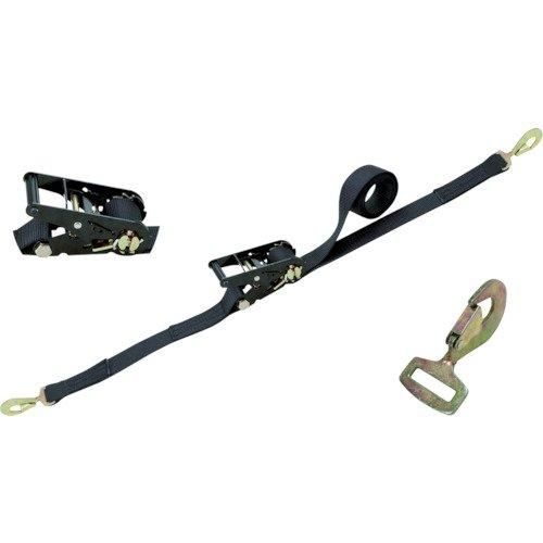 東レインターナショナル シライ ラチェットバックル 黒 スナップフックツイスト付 code 7931824