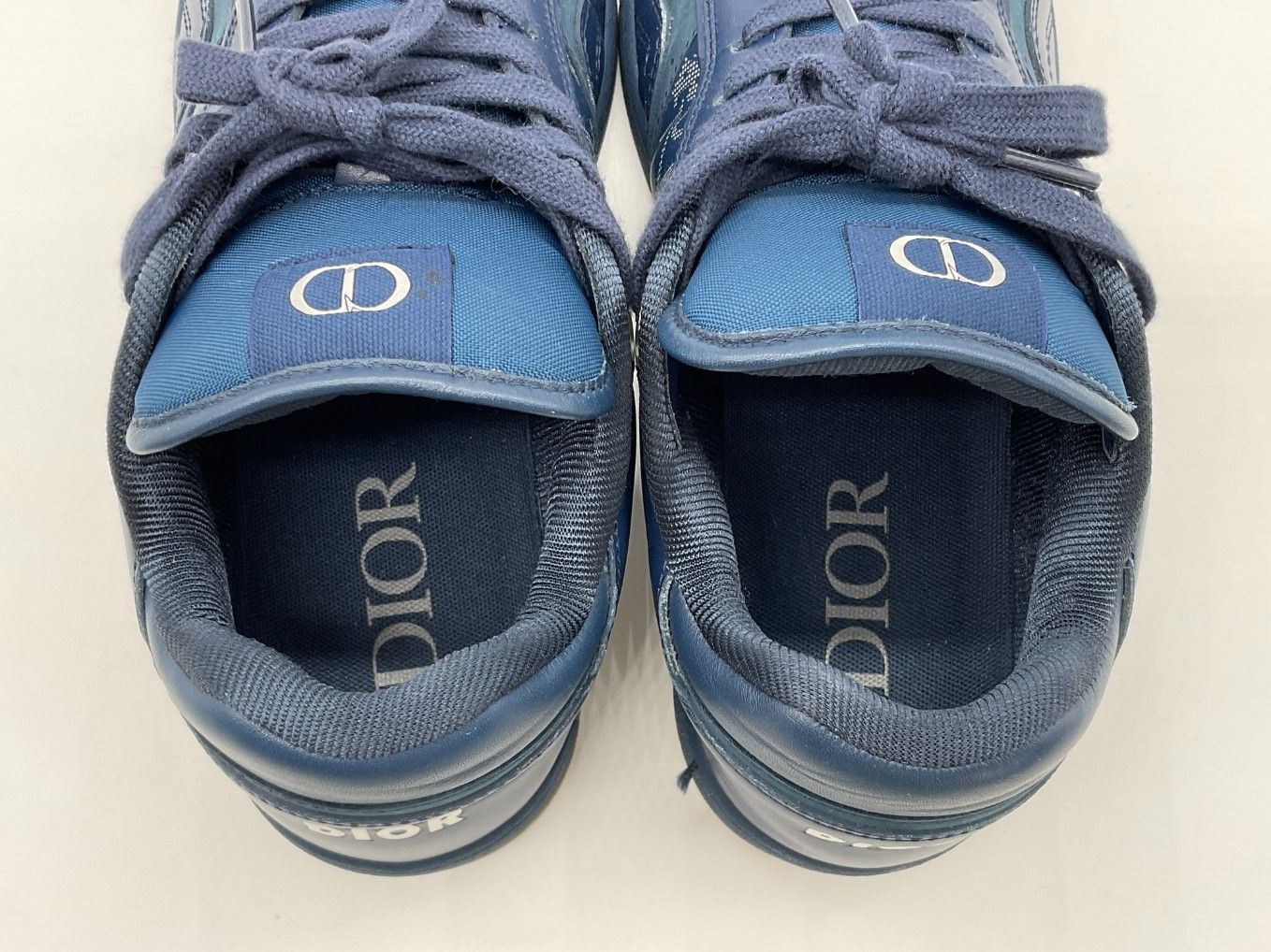 美品 DIOR ディオール 41 ネイビー B27 LT CALF GALAXY