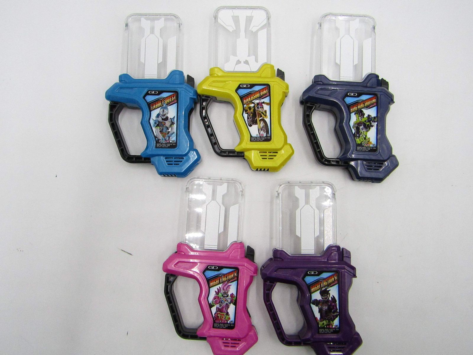 DX仮面ライダーエグゼイド メモリアルフィニッシュガシャットセット ボーイズトイショップ