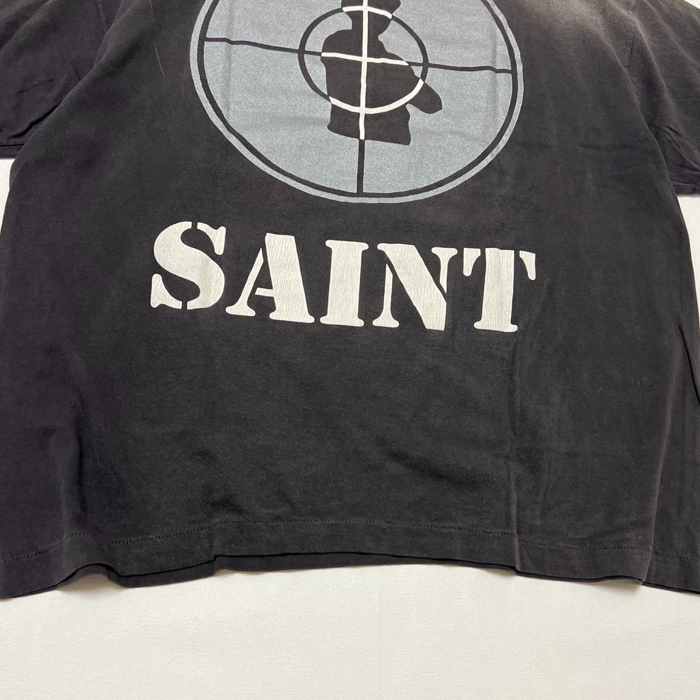 Saint Mxxxxxx X Public Enemy コラボ 半袖Tシャツ ヴィンテージ SAINT Mxxxxxx PUBLIC ENEMY コラボ Tシャツ SAINT ENEMY 半袖