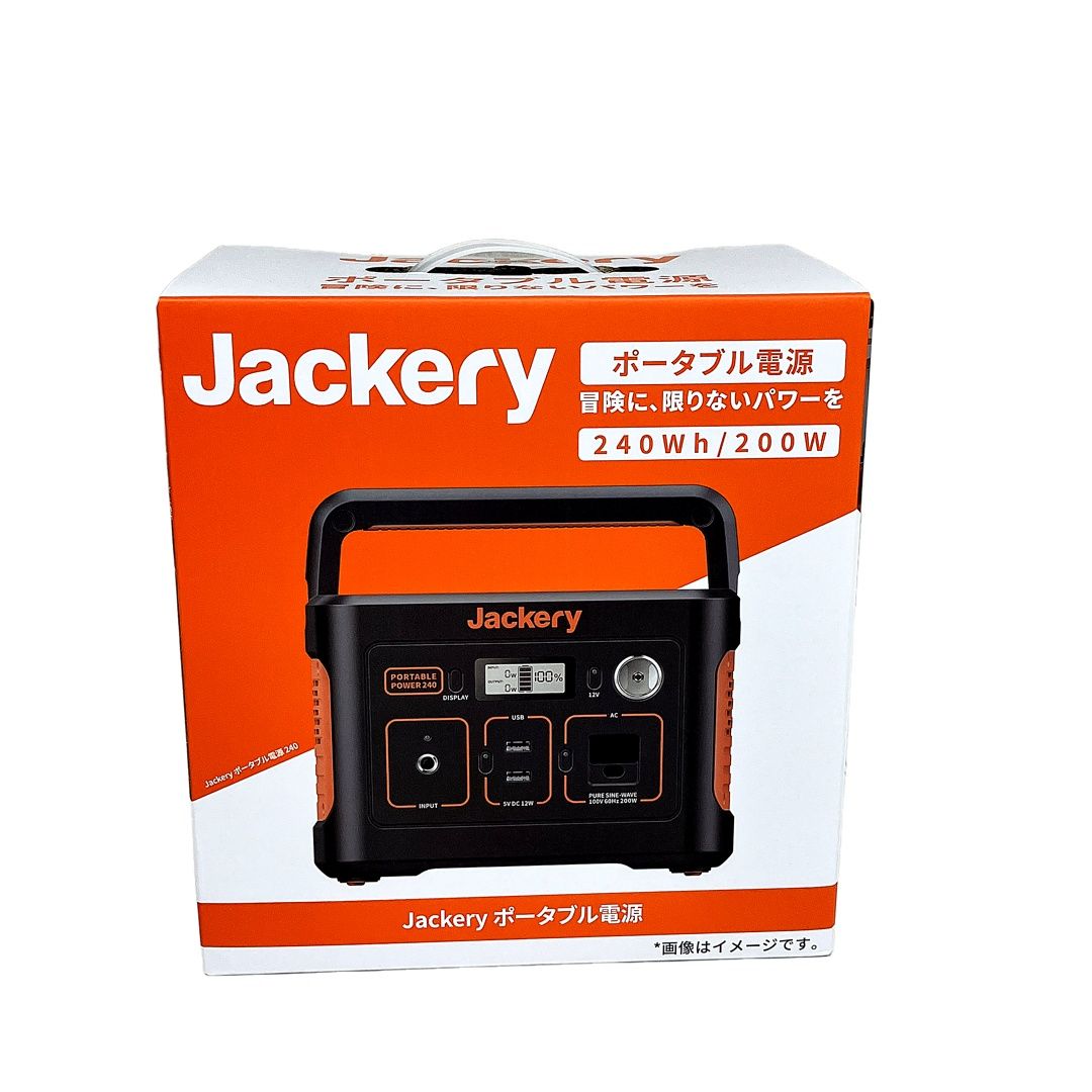 美品Jackery ポータブル電源 240Wh200W PTB021 ポータブル電源PTB021