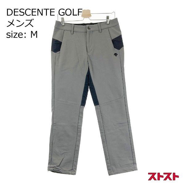 DESCENTE GOLF デサントゴルフ パンツ 裏起毛 グレー系 M