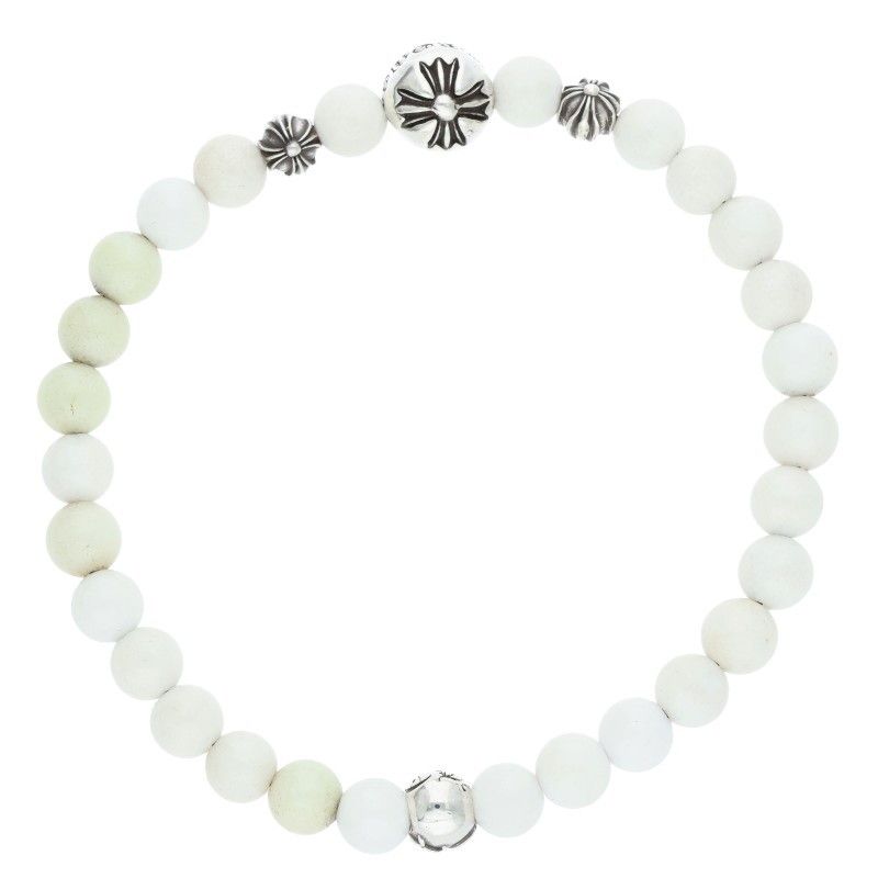  クロムハーツ 6 mm BEAD mmビーズブレス 19 mmビーズブレスレット メンズ その他 アクセサリー