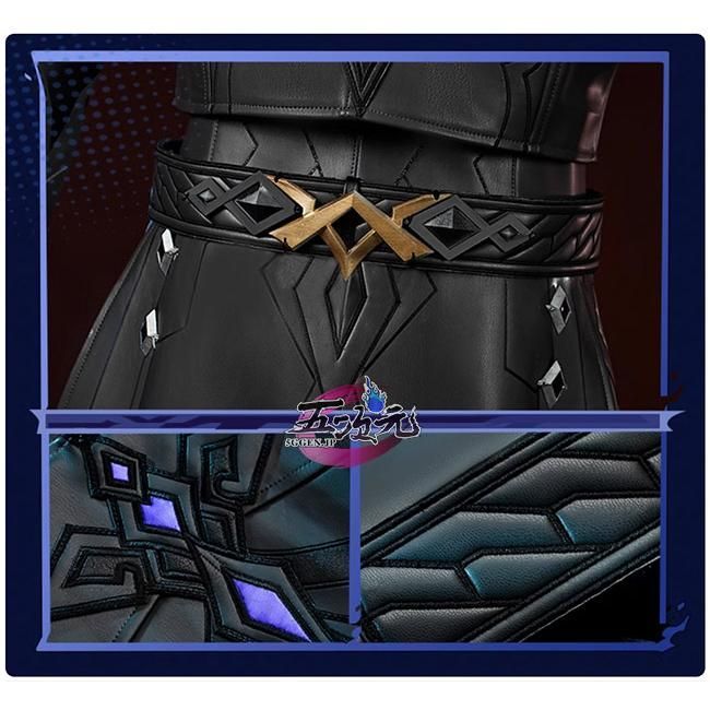 【最安値挑戦】 江南猫次 原神 コスプレ 隊長 カピターノ ファデュイ 内部衣装 ウィッグ 靴 マント 追加 CS0924BJ ハロウィン 製品保証