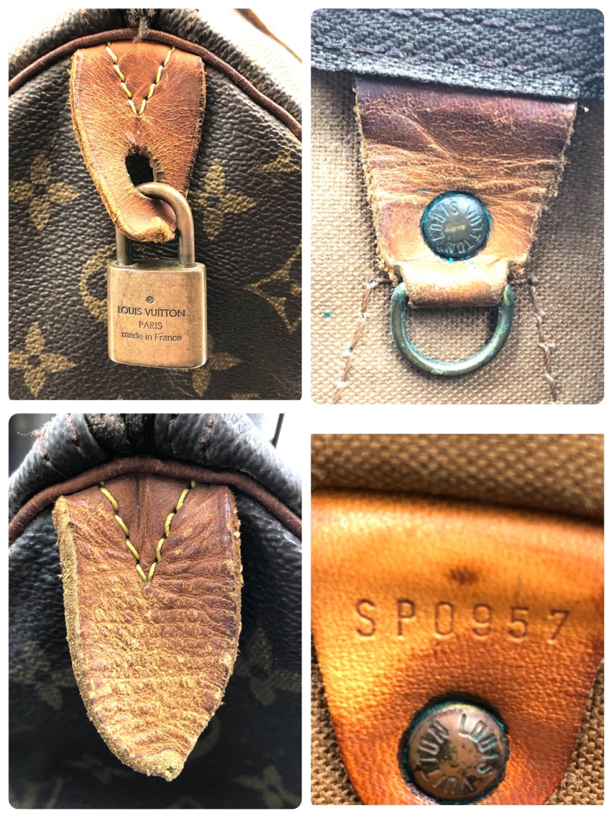 □鑑定済み□LOUIS VUITTON ルイヴィトン モノグラム スピーディ35