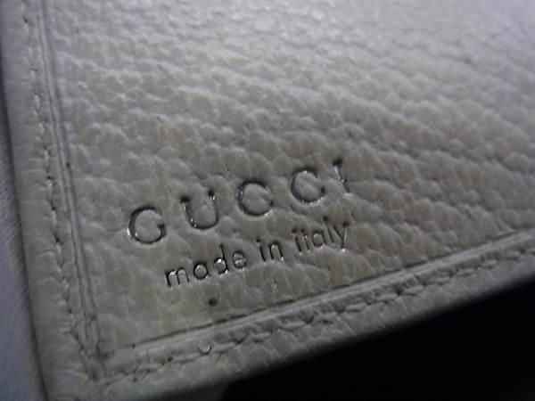 □新品同様□ GUCCI グッチ 035 0959 1895 0 レザー 二つ折り 財布  