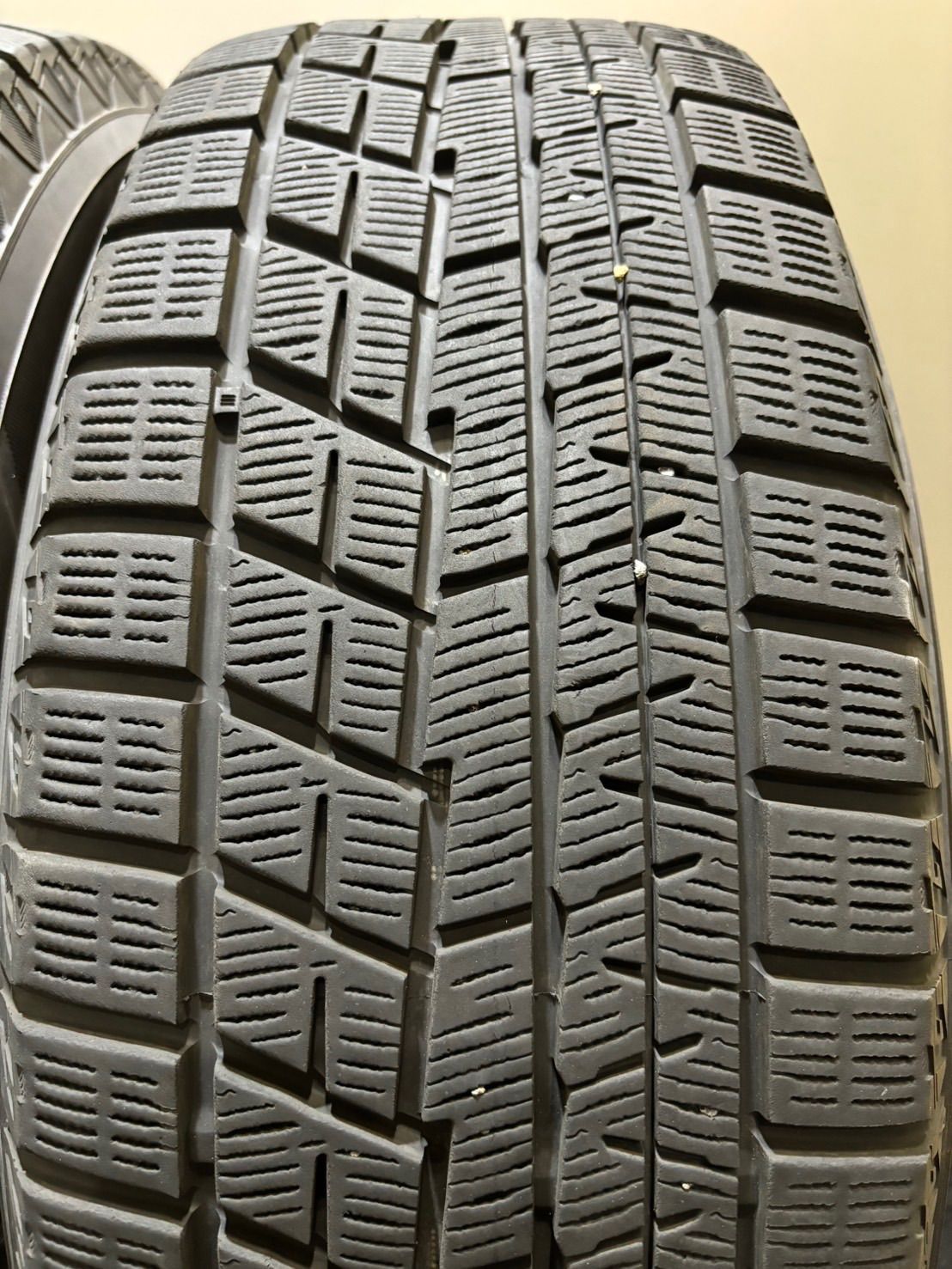 ★215/65R16 YOKOHAMA/ice GUARD iG60 20年製 ESTROSA 16インチ 6.5J +45 114.3 5H スタッドレス 4本 エクストレイル エルグランド (南5-F979)