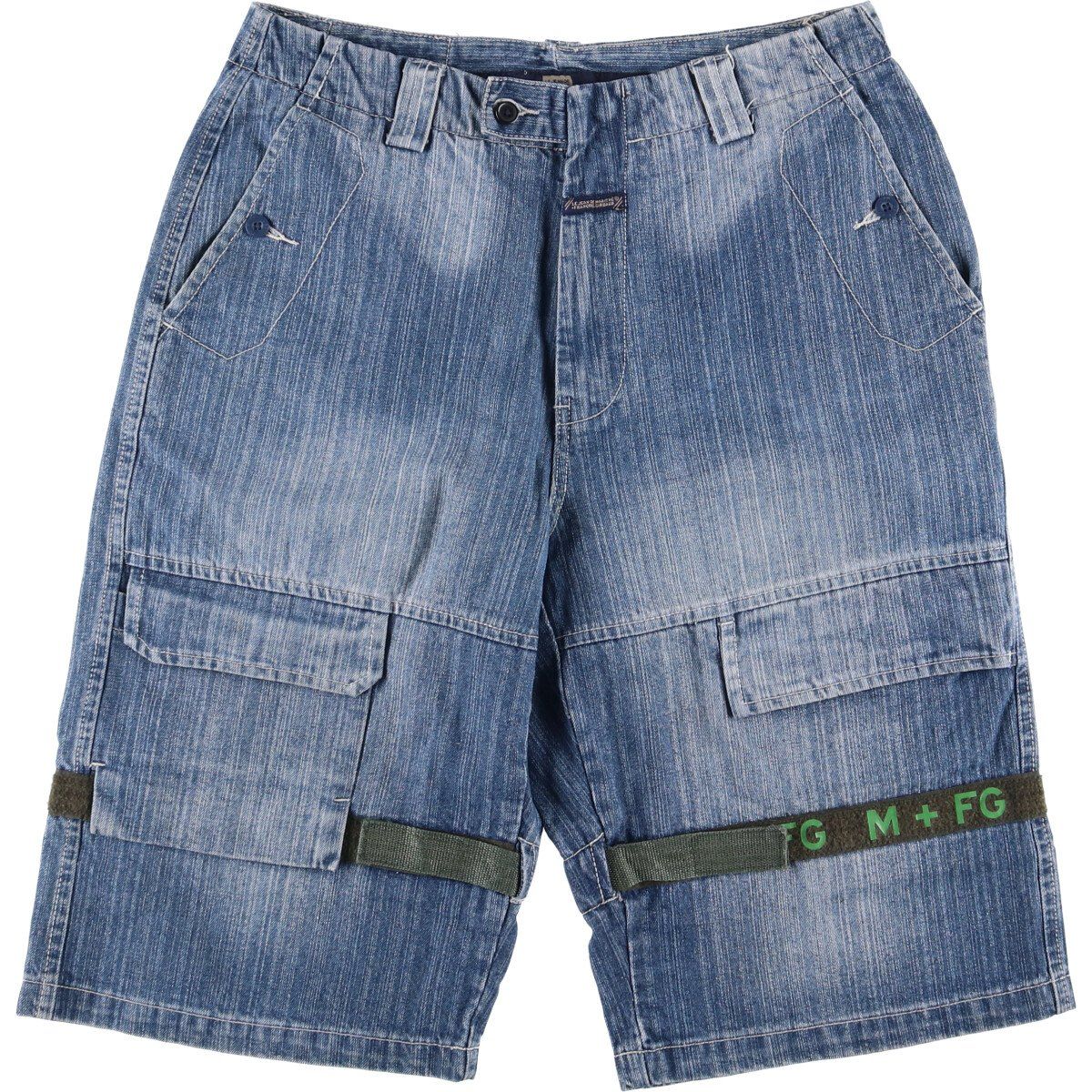 古着 マリテフランソワジルボー MARITHE FRANCOIS GIRBAUD デニムショーツ ハーフパンツ ジョーツ メンズw34相当 evb031713