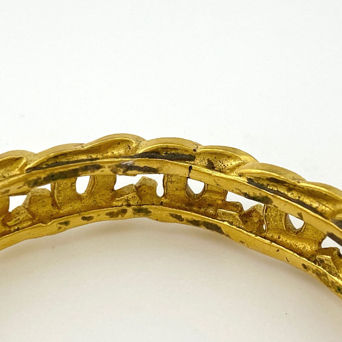 シャネルCHANELココマークブレスレットCCマーク バングル腕輪ブレスレット